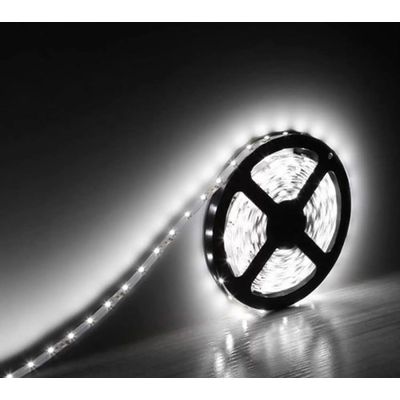Kit 4 Fita Led 5050 Branco frio 3000k 5m Bivolt Com Fonte