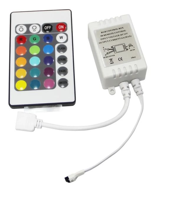 kit 10 Controlador Controle Fita Led Rgb 5050 3528 Atacado