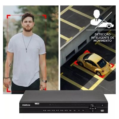 Dvr gravador 1232 INTELBRAS 32 canais Full hd + hd 3tb
