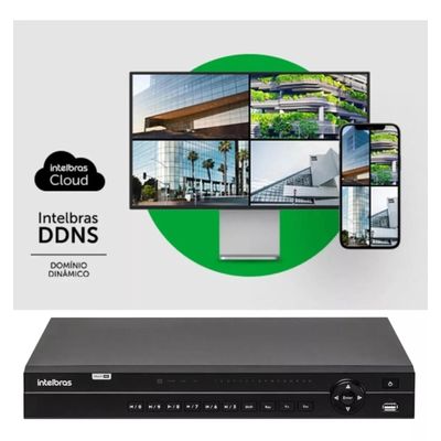 Dvr Gravador de vídeo 32 canais Intelbras MHDX 1232 + HD 2TB