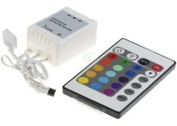 kit 50 Controlador Controle Fita Led Rgb 5050 3528