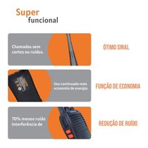 Kit 2 Radios Comunicadores Walk Talk Baofeng BF-777s