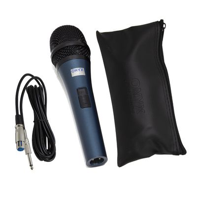Kit Microfone Dinâmico com Fio TK 51C com Suporte B19A e Espuma Onyx