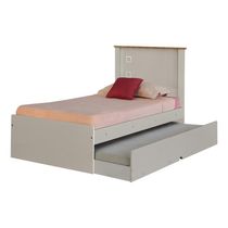 Cama Bibox Solteiro Reino Off White - Gran Belo