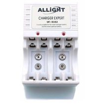 Carregador para Pilhas AA/AAA e Bateria 9V Recarregáveis Bivolt