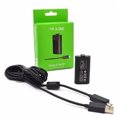 Bateria Recarregavel Para Controle Xbox One Series X/s com Cabo Micro Usb - 1400Mah