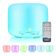 Difusor Aromatizador 500ml Com Controle Remoto Led 7 Cores Luminária Temporizador