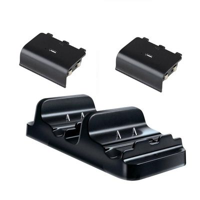 Carregador Dual Power Dock com 2 Baterias para Controle Xbox One