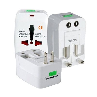 Adaptador Universal Tomada Padrão Internacional Eua Europa