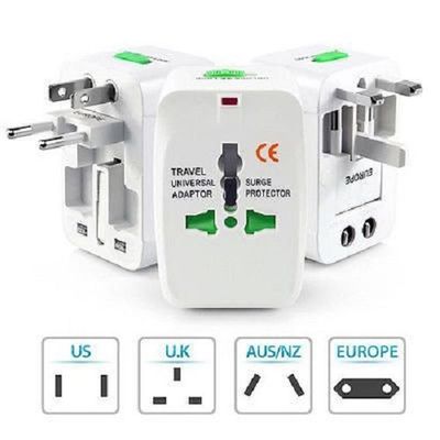Adaptador Universal Tomada Padrão Internacional Eua Europa