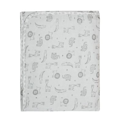 Manta Bebê Flanelada Dupla Face Selvinha 90 X 80Cm Papi