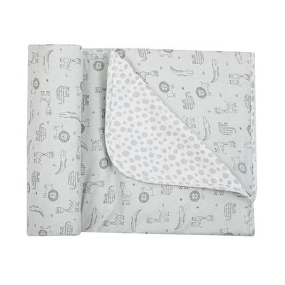 Manta Bebê Flanelada Dupla Face Selvinha 90 X 80Cm Papi