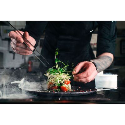 Pegador de Alimentos Pinça Culinaria Inox Profissional 3un