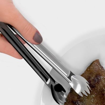 Pegador de Alimentos Pinça Culinaria Inox Profissional 3un