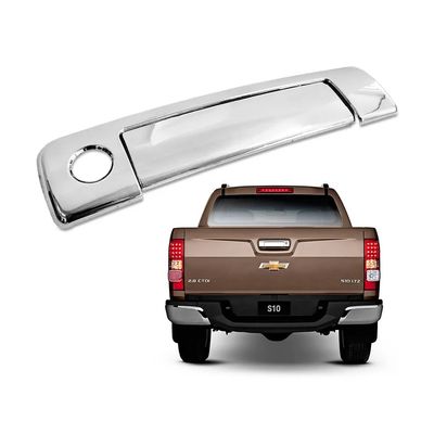 Kit Aplique Cromado Maçaneta + Traseira Chevrolet S10 2012 à 2016