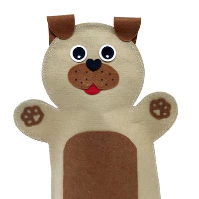 Fantoche - Feltro - Cachorro - Kits e Gifts