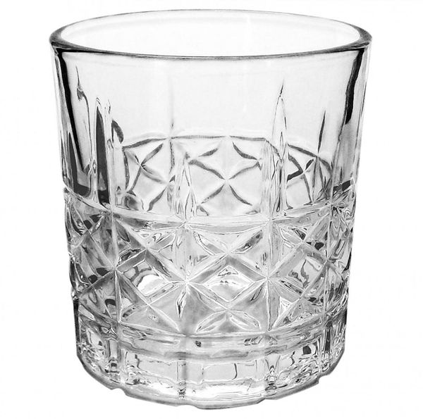 Jogo De 6 Copos Baixos Para Whisky Vidro 340 Ml Bread - Mimo
