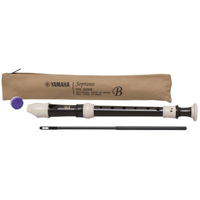 Kit 3 Flautas Doce Soprano Barroca Em C YRS-302BIII Yamaha