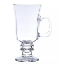 Jogo 4 Caneca Xicara Cappuccino Mocha Vidro 114 ml - Lyor