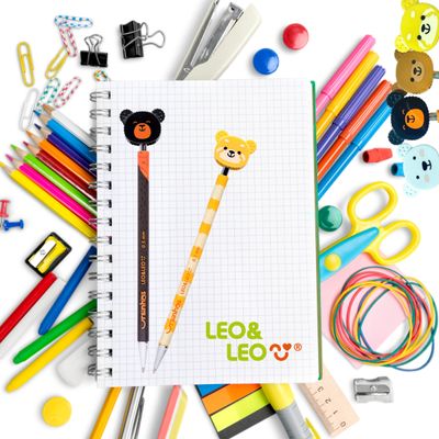 LAPISEIRA 0.5 COM URSINHOS CORES VARIADAS UNIDADE LEO E LEO