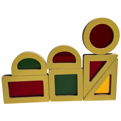 Jogo Formas Sensoriais - Madeira - BrinqMutti