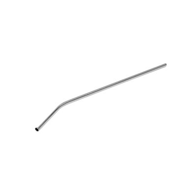 Canudo de Inox Curvo Reutilizavel Escovinha Limpeza Jogo 5un