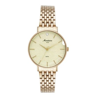 Relogio Mondaine Feminino Ref: 32923lpmvde1 Fashion Dourado 1954