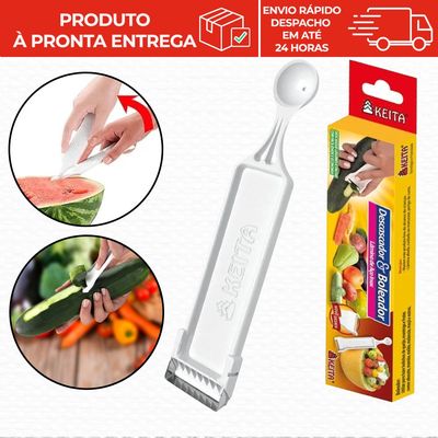 DESCASCADOR E BOLEADOR KEITA LÂMINA AÇO INOX