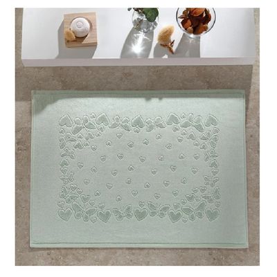 Toalha Piso Romance 70x50cm Dohler Bege
