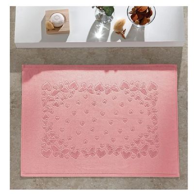Toalha Piso Romance 70x50cm Dohler Bege