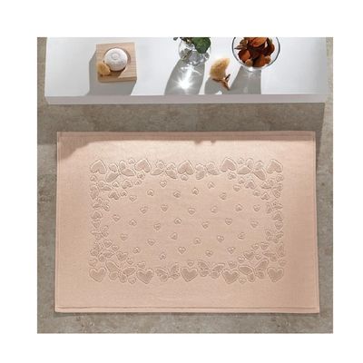 Toalha Piso Romance 70x50cm Dohler Rosa