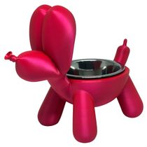 Comedouro Bebedouro 3D Elevado Cães Gato Pet Tigela Inox
