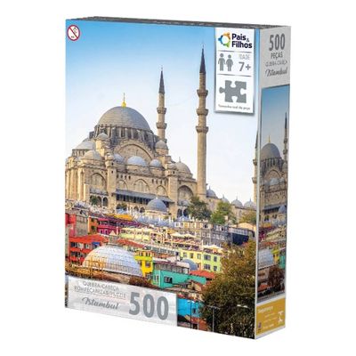 Quebra-Cabeça - 500 peças - Istambul - Pais e Filhos