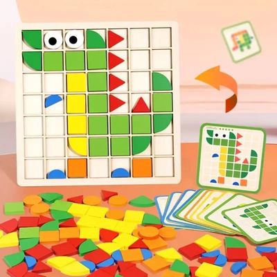 Mosaico Criativo Brinquedo Educativo Pedagógico Babebi