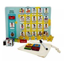 Minha Rotina Estrelinhas Brinquedo Educativo Infantil