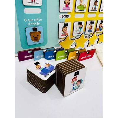 Minha Rotina Estrelinhas Brinquedo Educativo Infantil