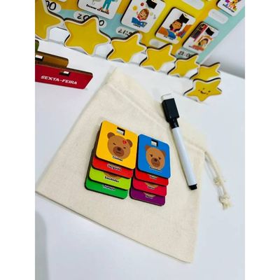 Minha Rotina Estrelinhas Brinquedo Educativo Infantil