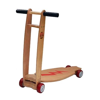 Woodnete - Patinete de Madeira com 4 Rodas - Camará