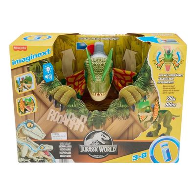 Imaginext Dilophosaurus Gigante Com Som E Luz Mattel - HVY16