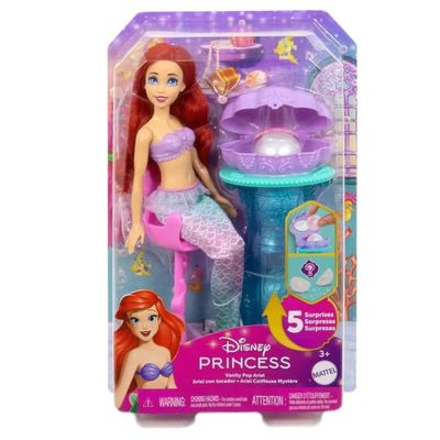Princesa Ariel Perola Surpresa Boneca Disney - Mattel JBF86