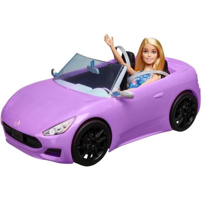Carro Barbie Conversivel Roxo com Boneca - Mattel HBY29