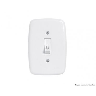 Pulsador Campainha Ideale Br C/Pl 3209