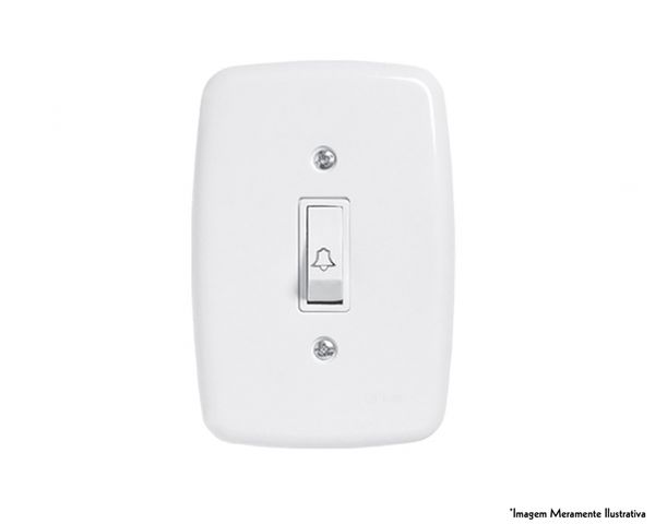 Pulsador Campainha Ideale Br C/Pl 3209