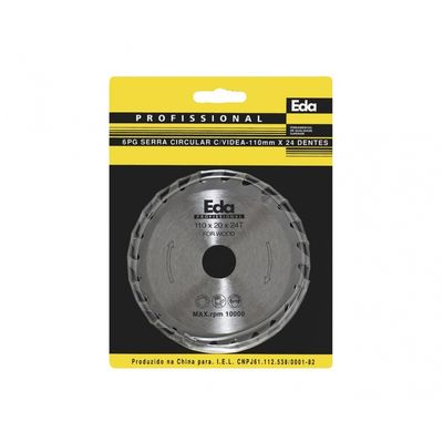 Serra Circ Mad Widea 4.3/8X24Dx20Mm 6Pg Blister