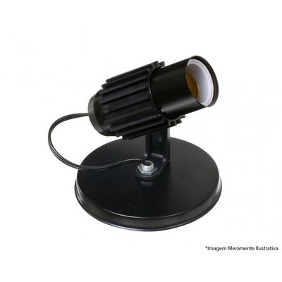 Spot Alum Aletado 1 Canopla Preto