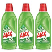 Kit 2 Limpador Diluível Ajax Festa Das Flores - Flores do Campo 500Ml