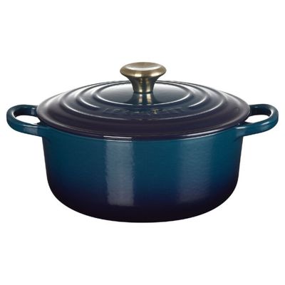 PANELA REDONDA LE CREUSET 18CM SIGNATURE AZUL AGAVE 21177184220450