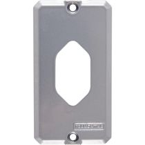 Tampa para condulete 1/2" e 3/4" com 1  posto vertical