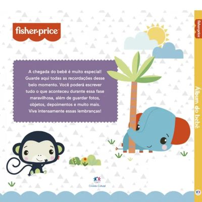 FISHER PRICE ÁLBUM DO BEBÊ - CIRANDA CULTURAL