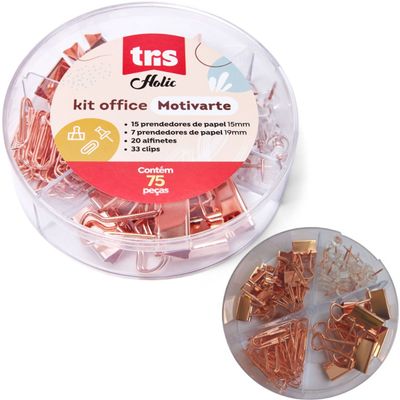 KIT MULTI SET OFFIICE HOLIC MOTIVARTE ROSÉ 75 UNI. - TRIS